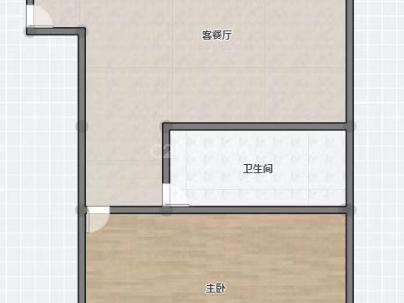 玛瑙大楼 1室 1厅 50平米