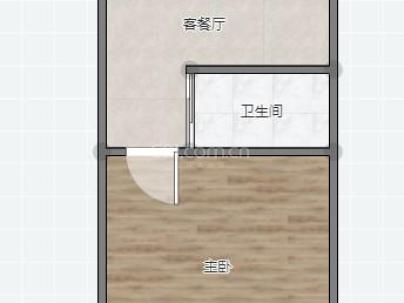 华盖公寓 2室 1厅 48.37平米