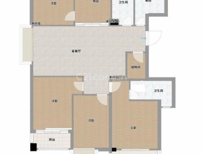 双甲家园 4室 2厅 170平米