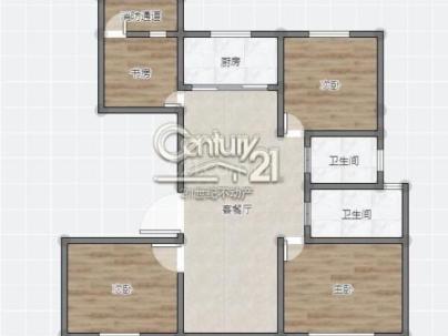 华鸿艺墅 3室 1厅 118.5平米