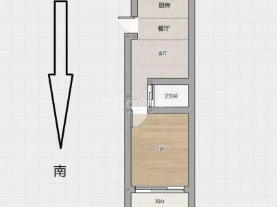 下吕浦9区碧波组团 2室 1厅 47.13平米
