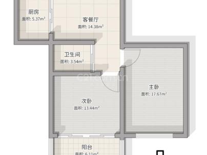 上陡门8组团 2室 1厅 63平米