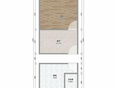 七枫巷 1室 1厅 41.32平米