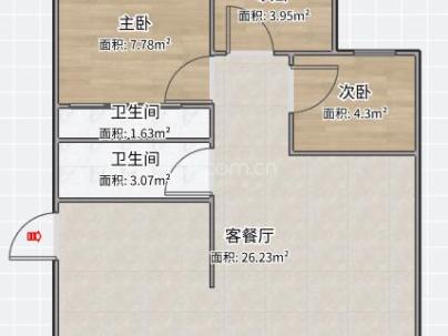 凯祥花苑 3室 2厅 121平米
