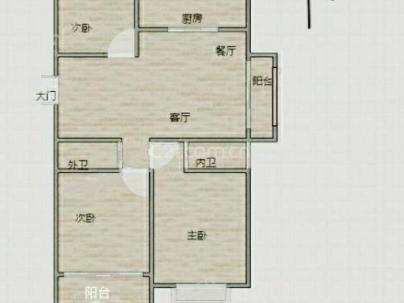 香滨左岸二组团 3室 2厅 153平米