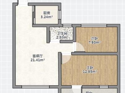 香桐湾（P01-14地块） 2室 2厅 84平米