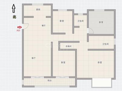 德政嘉园（德政安置房） 4室 2厅 149平米