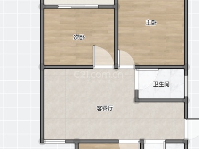 瑶溪住宅区一组团 3室 2厅 88.44平米