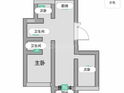 永青锦园 3室 2厅 128平米