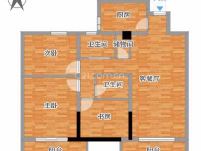 罗西住宅区二组团 1室 1厅 40平米