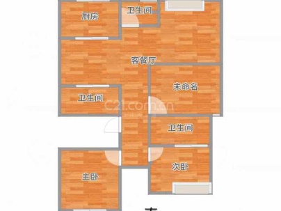 江岸锦苑 3室 2厅 144平米