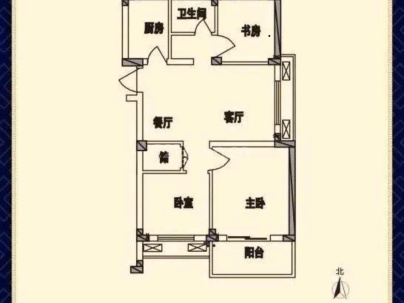 瑶溪住宅区三组团 3室 2厅 80平米