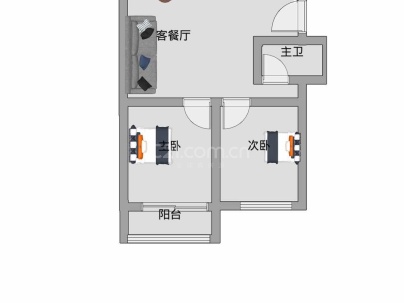 康锦公寓 3室 2厅 85平米