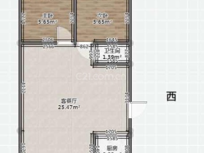东江锦园 2室 1厅 93平米