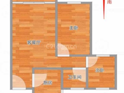 金竹锦园 2室 2厅 80平米