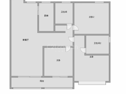 祥瑞锦园（祥生睿城） 3室 2厅 117平米