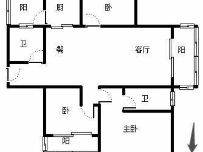 锦旭嘉苑 3室 2厅 135平米