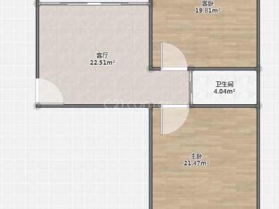 安澜小区 2室 1厅 60.33平米