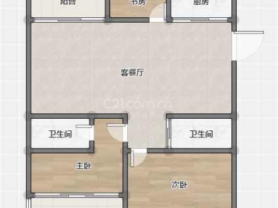 航标锦园 3室 2厅 118.66平米