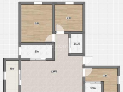 奥林匹克广场 3室 2厅 128平米