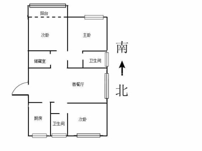 将军桥安置房（ 景广嘉园） 3室 2厅 130平米