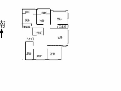 中强锦园 4室 2厅 160.28平米