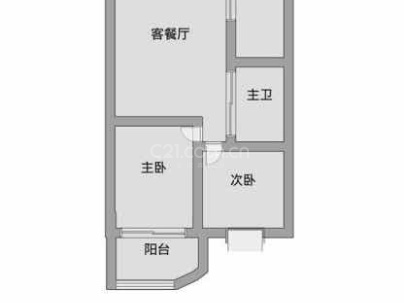 黄龙1区栖凤 2室 2厅 80.1平米