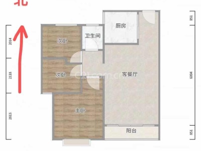 新希望玉锦麟 3室 2厅 89平米