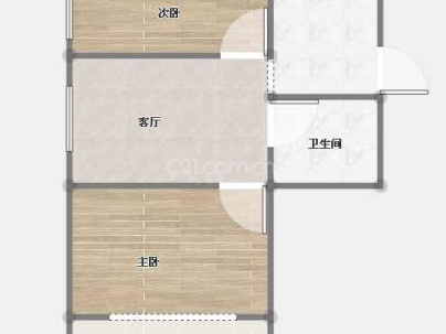 水心杨组团 3室 2厅 54平米