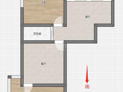 水心竹组团 2室 1厅 61平米