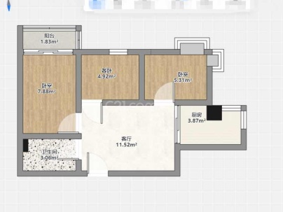 安堡锦园 4室 2厅 158平米