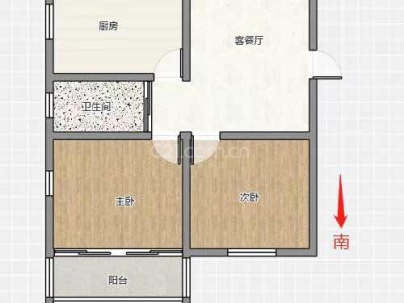 雪山侨村 3室 2厅 84平米