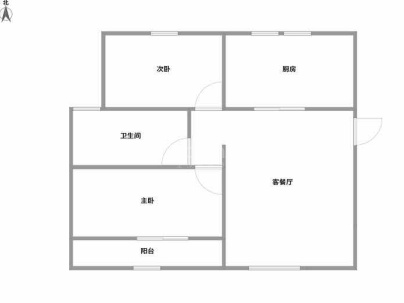 海棠树锦园 2室 2厅 85平米