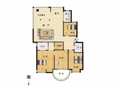 府东家园 4室 2厅 152平米