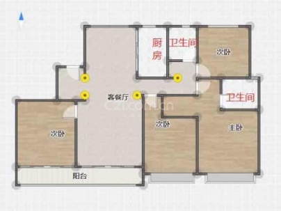 新希望玉锦麟 4室 2厅 146平米