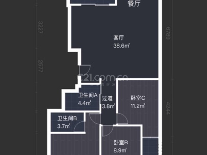 祥盛锦园 3室 2厅 123平米