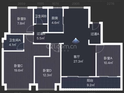 新希望玉锦麟 4室 2厅 146平米