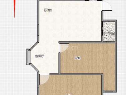 株柏公寓 2室 2厅 61.31平米