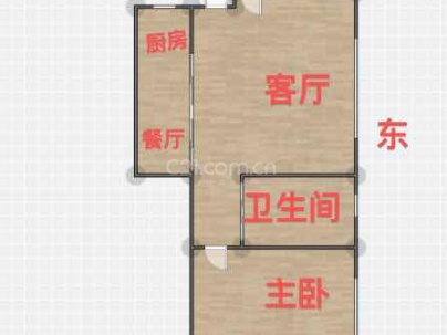 徐衙巷公寓 2室 1厅 66.7平米