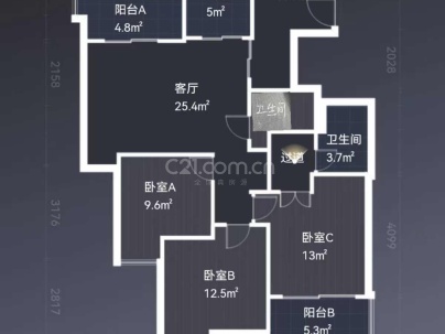 东旭嘉苑 3室 2厅 128.25平米