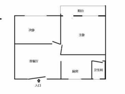 三官殿巷 2室 1厅 55平米