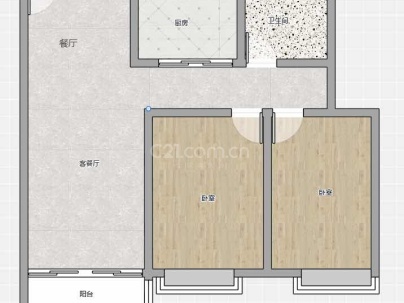 翠景佳苑 2室 2厅 78平米