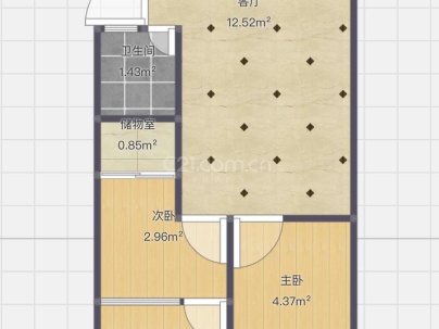 华府大楼 3室 2厅 121平米