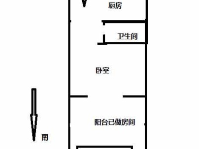 港航小区（下垟头27号） 1室 1厅 30.39平米