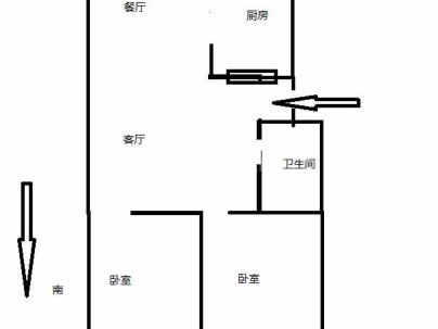 横河南新村 3室 2厅 88平米