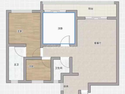 望悦江庭（开发区西单元C-16地块） 3室 2厅 103平米