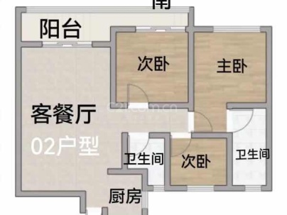 聚悦江庭（开发区西单元D-06地块） 3室 2厅 103平米