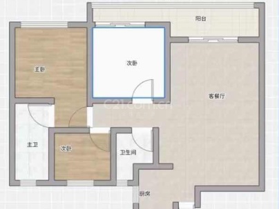 聚悦江庭（开发区西单元D-06地块） 3室 2厅 100平米