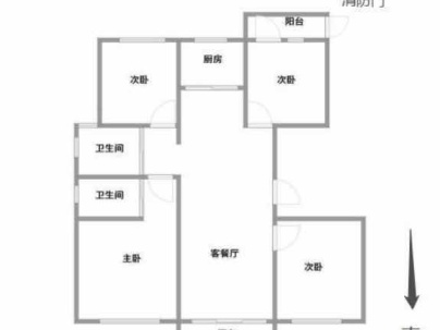 碧桂园珑悦(柏峰里) 3室 2厅 136平米