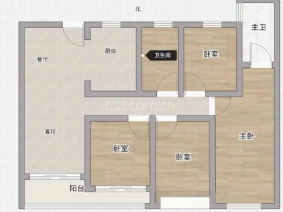 聚悦江庭（开发区西单元D-06地块） 3室 2厅 125平米